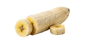 gefrorene halbe Bananen