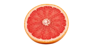 Eine halbe Grapefruit