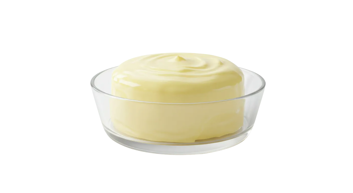 Margarine in einem Glas