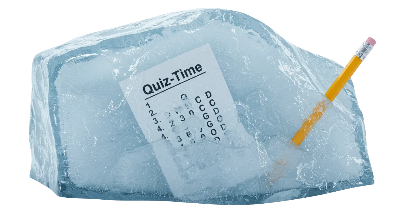 Verschiedene eingefroerene Lebensmittel